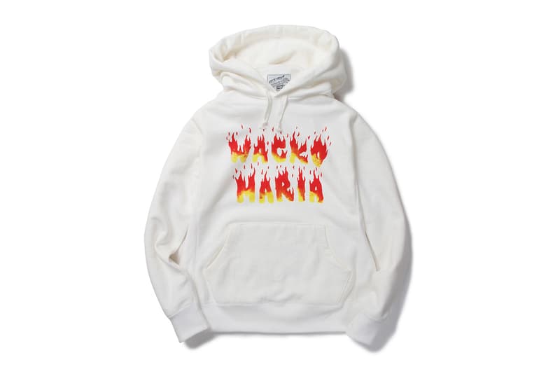 PARADISE TOKYO の二周年を記念する WACKO MARIA x Neckface コラボコレクション 旗艦店で開催されるNeckfaceの個展初日は本人も来店するアニバーサリーイベントを開催 シャツ フーディ スカジャン 花火 ネックフェイス