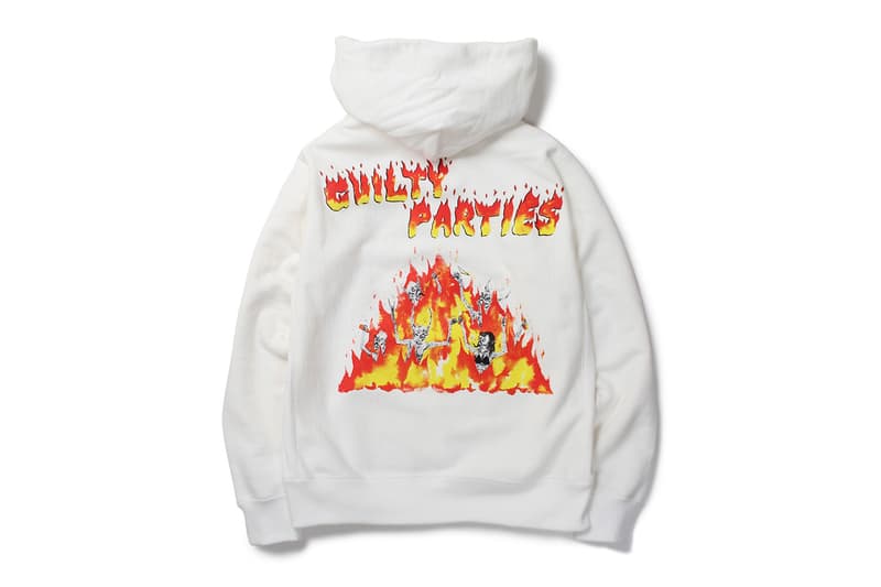 PARADISE TOKYO の二周年を記念する WACKO MARIA x Neckface コラボコレクション 旗艦店で開催されるNeckfaceの個展初日は本人も来店するアニバーサリーイベントを開催 シャツ フーディ スカジャン 花火 ネックフェイス