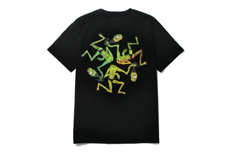 PARADISE TOKYO の二周年を記念する WACKO MARIA x Neckface コラボコレクション 旗艦店で開催されるNeckfaceの個展初日は本人も来店するアニバーサリーイベントを開催 シャツ フーディ スカジャン 花火 ネックフェイス