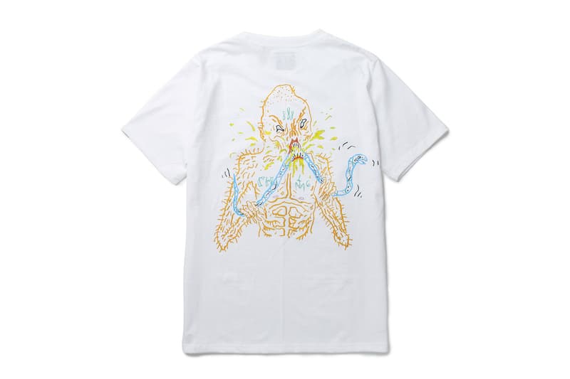 PARADISE TOKYO の二周年を記念する WACKO MARIA x Neckface コラボコレクション 旗艦店で開催されるNeckfaceの個展初日は本人も来店するアニバーサリーイベントを開催 シャツ フーディ スカジャン 花火 ネックフェイス