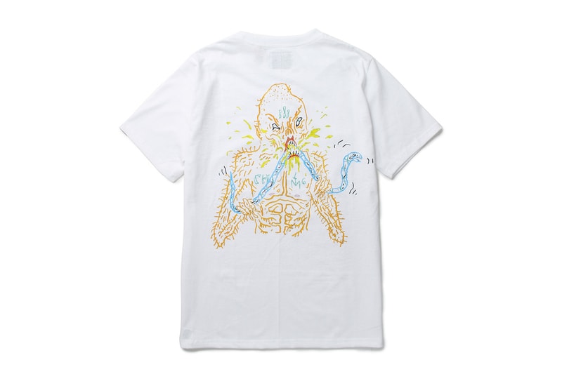 PARADISE TOKYO の二周年を記念する WACKO MARIA x Neckface コラボコレクション 旗艦店で開催されるNeckfaceの個展初日は本人も来店するアニバーサリーイベントを開催 シャツ フーディ スカジャン 花火 ネックフェイス