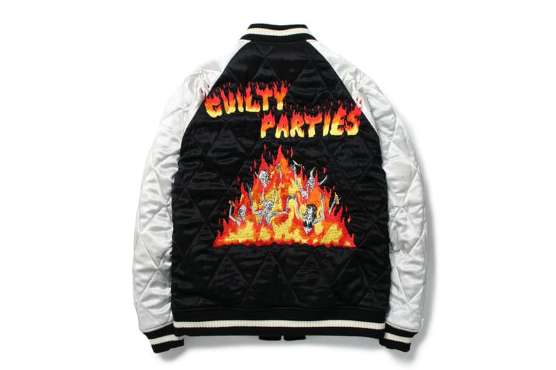 PARADISE TOKYO の二周年を記念する WACKO MARIA x Neckface コラボコレクション 旗艦店で開催されるNeckfaceの個展初日は本人も来店するアニバーサリーイベントを開催 シャツ フーディ スカジャン 花火 ネックフェイス