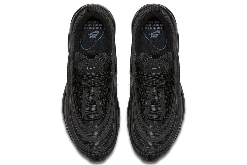 Nike Air Max 97 “Triple Black” が待望のリリースを迎える 史上最も重力感のあるAM97は言わずもがな完売必至 エアマックス97 トリプルブラック ブラック スニーカー ナイキ