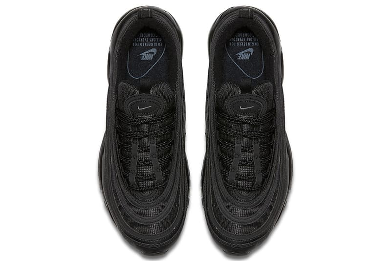 Nike Air Max 97 “Triple Black” が待望のリリースを迎える 史上最も重力感のあるAM97は言わずもがな完売必至 エアマックス97 トリプルブラック ブラック スニーカー ナイキ