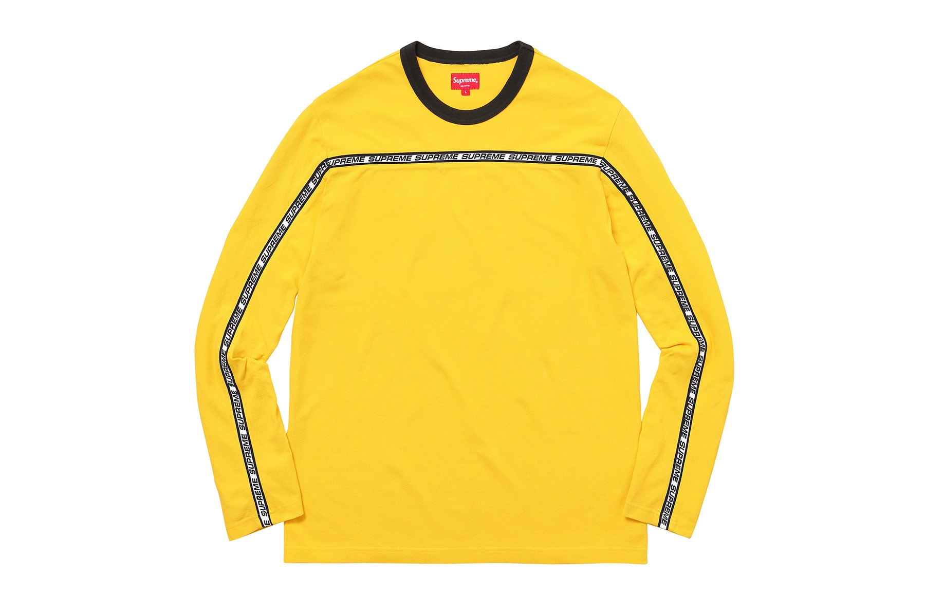 Supreme 2017年秋冬コレクション トップス 注目のベロア素材を採用したピースやスポーツタイプのウェアが色鮮やかな配色でラインアップ ワークシャツ カウチン ニット ポロシャツ フットボールシャツ ロングスリーブ 長袖 シュプリーム