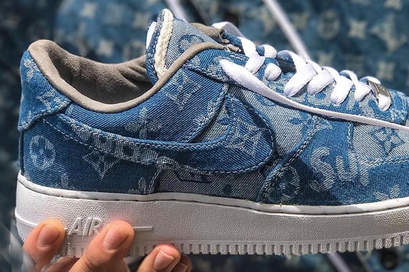 Supreme x Louis Vuitton デニム仕様の Air Force 1 ジャケットであれば約20万円もするHYPEなアイテムを解体してクラシックモデルを贅沢にリメイク