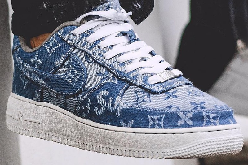 Supreme x Louis Vuitton デニム仕様の Air Force 1 ジャケットであれば約20万円もするHYPEなアイテムを解体してクラシックモデルを贅沢にリメイク