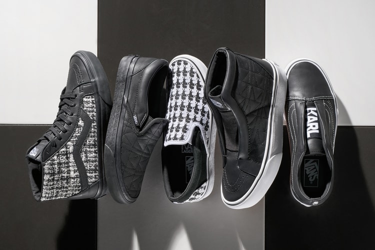 Vans x カール・ラガーフェルドによる注目のコラボレーションの全貌が明らかに