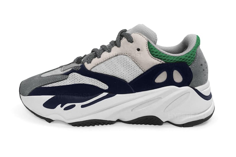 カニエ・ウェストが手がける YEEZY BOOST 700 Wave Runner の新色 “Sand / Green” のビジュアルがリーク