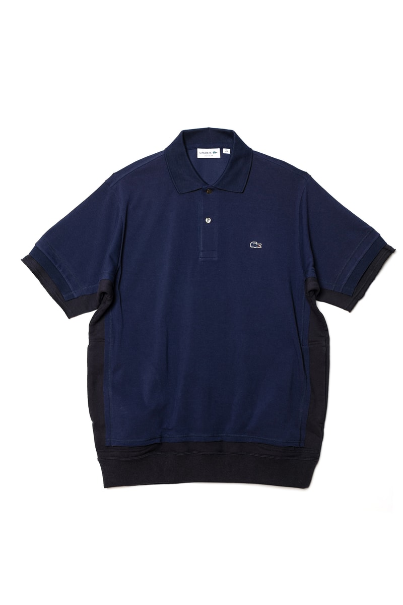 LACOSTE x sacai が初のコラボでクラシックなポロシャツをアップデート ラコステ サカイ