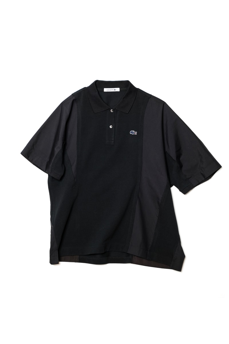 LACOSTE x sacai が初のコラボでクラシックなポロシャツをアップデート ラコステ サカイ