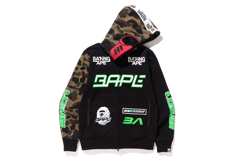 bape dirt race hoodie