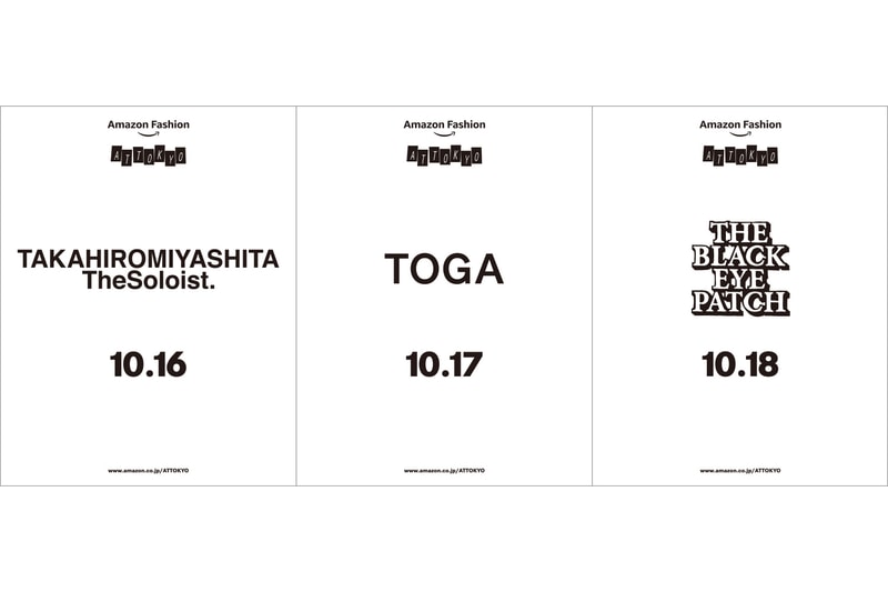 Amazon Fashion Week TOKYO にUNDERCOVER、sacai、TAKAHIROMIYASHITATheSoloist.らの参加が決定 スペシャルプログラム“AT TOKYO”で国内屈指のブランドがショーを開催するというビッグサプライズ アンカバ