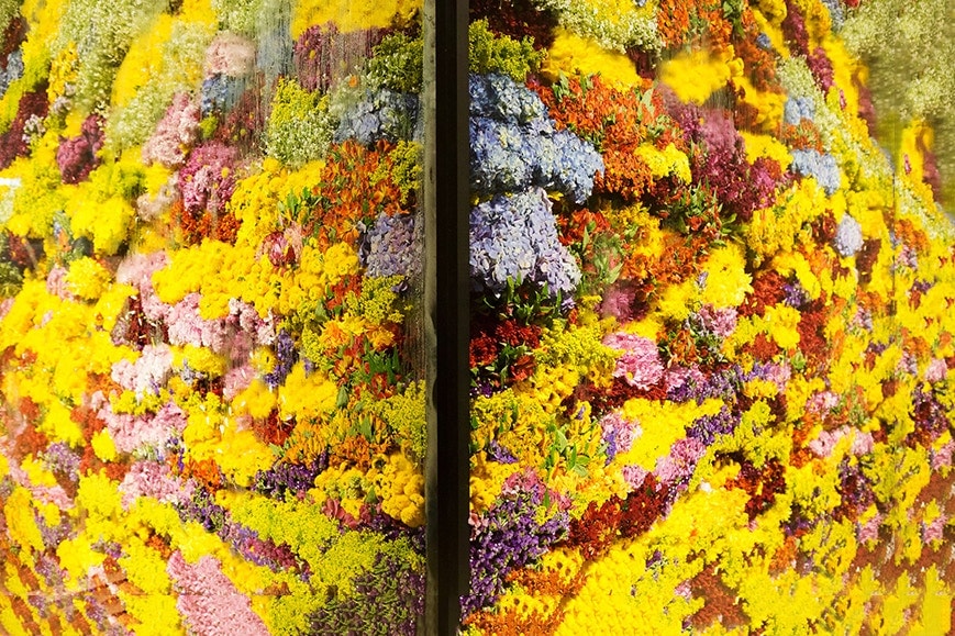 フラワーアーティスト東信による花の朽ちる姿を観察するインスタレーションがリオデジャネイロで開催 azuma makoto flower artist rio de janeiro brazil