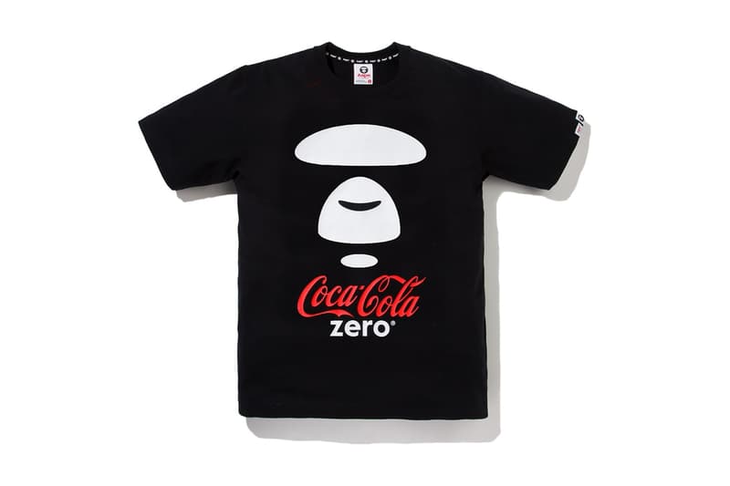 AAPE BY A BATHING APE A BATHING APE® x Coca-Cola Zero の限定カプセルコレクション スペシャルラベルにアレンジされたコレクター垂涎のコカ・コーラ ゼロも発売