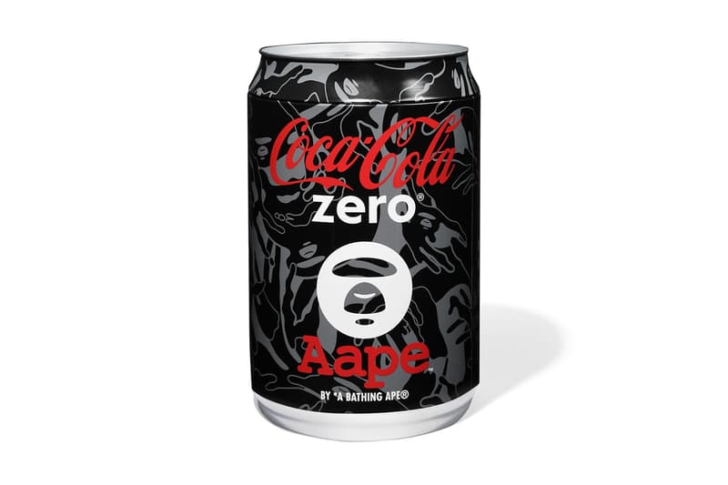 AAPE BY A BATHING APE A BATHING APE® x Coca-Cola Zero の限定カプセルコレクション スペシャルラベルにアレンジされたコレクター垂涎のコカ・コーラ ゼロも発売