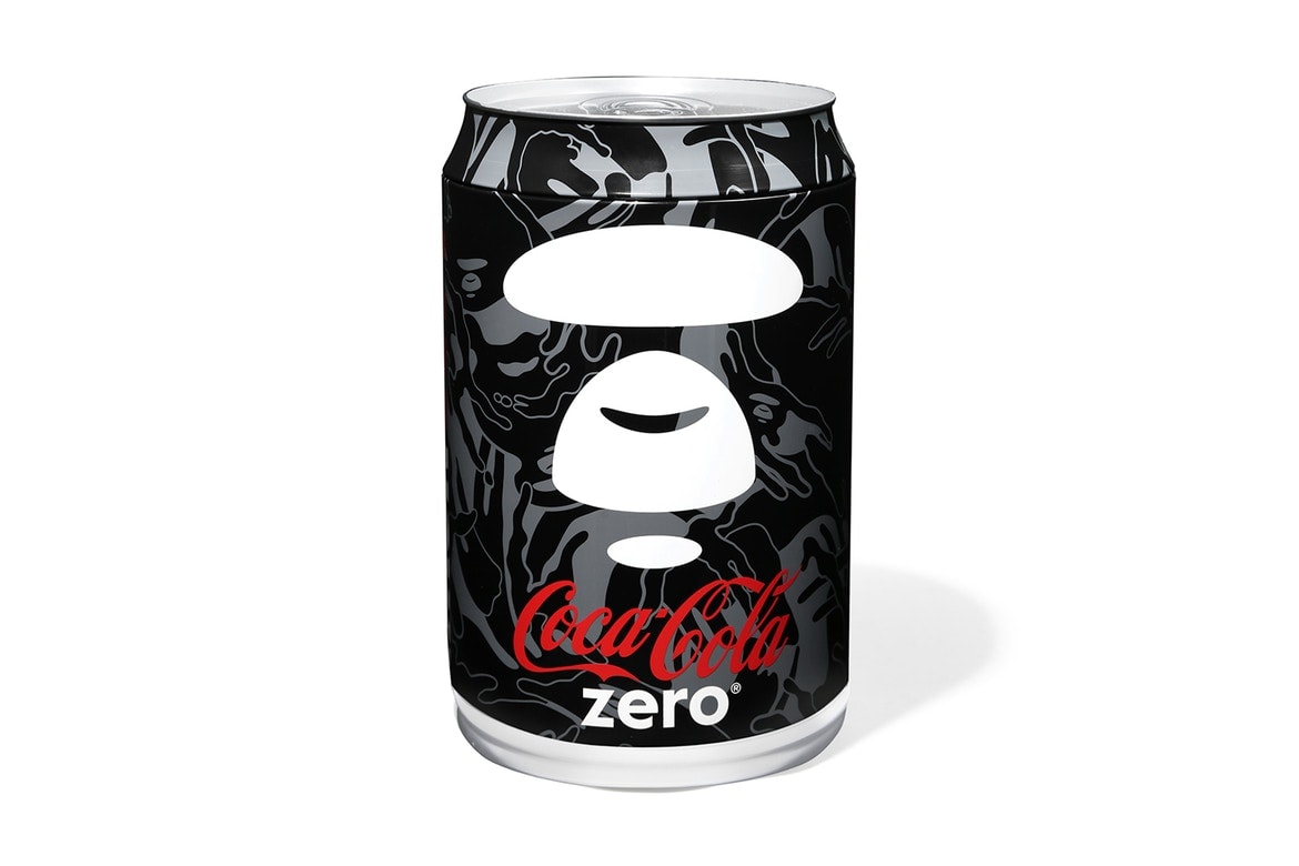 AAPE BY A BATHING APE A BATHING APE® x Coca-Cola Zero の限定カプセルコレクション スペシャルラベルにアレンジされたコレクター垂涎のコカ・コーラ ゼロも発売