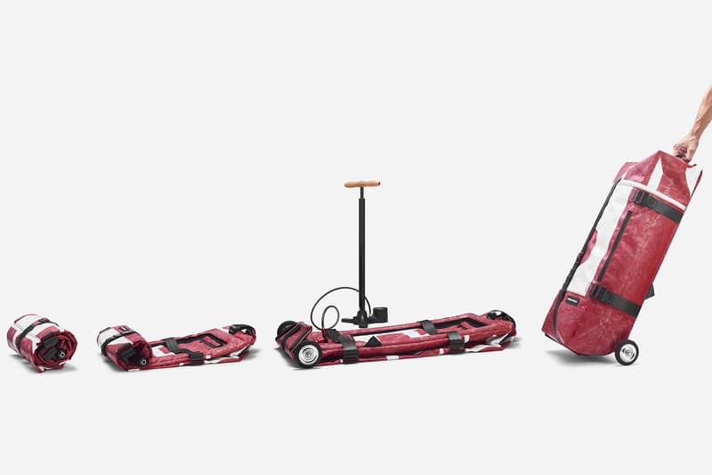 フライターグよりトラベルシーンに革新を起こす“ロールアップ式”トローリーバッグが登場 FREITAG