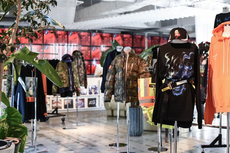 Heron Preston “For You, The World” インストア ローンチ イベント  GR8 店内 外観 初公開 アウター フーディ Tシャツ