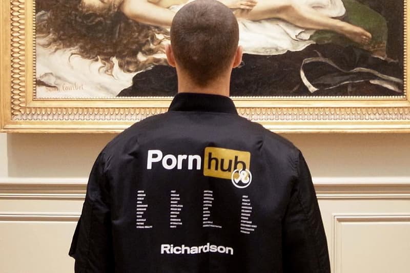 Richardson 　ポルノ 配信 サイト Pornhub  タッグ コラボ ボンバージャケット フーディ