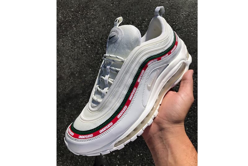 UNDEFEATED x Nike のコラボホワイト Air Max 97 のビジュアルが明らかに アンディフィーテッド ナイキ エアマックス