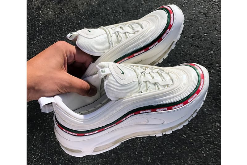 UNDEFEATED x Nike のコラボホワイト Air Max 97 のビジュアルが明らかに アンディフィーテッド ナイキ エアマックス