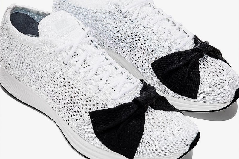 COMME des GARÇONS がボウタイを配置した Nike Flyknit Racer をリリース 〈NikeLab〉のイノベーションにハイファッションのエッセンスを注入 川久保玲