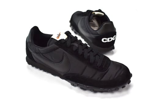 BLACK COMME des GARÇONS x Nike から漆黒の Waffle Racer がリリース