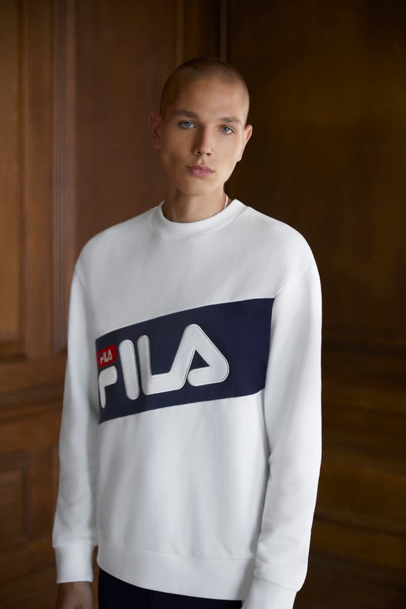 FILA がブランドの歴史を重んじる2017年秋冬シーズンのルックブックを公開 伝統的なトリコロールのスポーツウェアを再定義 トラックスーツ　ジャージ パーカ Tシャツ アウター