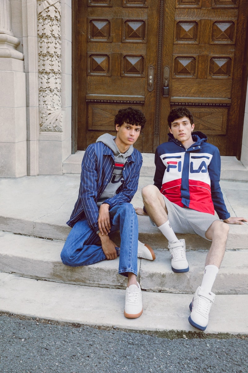 FILA がブランドの歴史を重んじる2017年秋冬シーズンのルックブックを公開 伝統的なトリコロールのスポーツウェアを再定義 トラックスーツ　ジャージ パーカ Tシャツ アウター