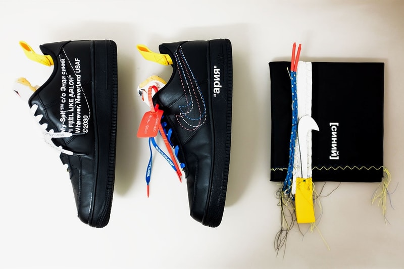 Virgil Abloh x Nike “THE TEN” にヒントを得たハイクオリティのブートレグ Air Force 1 “I FEEL LIKE ABLOH.”と題したとあるスニーカーヘッズのセルフカスタムモデル