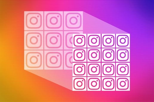 Instagram のグリッドが 3×3 から 4×4 に変更される？