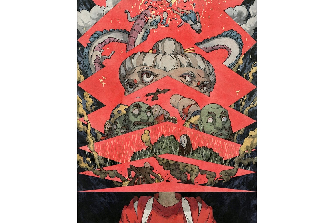 宮崎駿にトリビュートを捧げる圧巻のアートワークの数々をチェック　miyazaki hayao ジブリ　映画