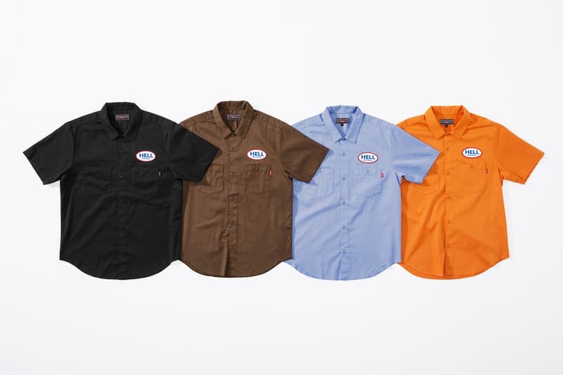 Supreme x HYSTERIC GLAMOUR コラボコレクション アイテム一覧 互いにカルチャーへと深く精通する両者の世界観を色濃く反映したアパレル＆アクセサリーをまとめてチェック コート フーディ Tシャツ ワークシャツ キャップ ビーニー ニット帽 クッション 布団  ベルト