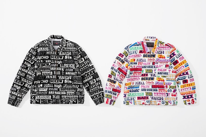 Supreme x HYSTERIC GLAMOUR コラボコレクション アイテム一覧 互いにカルチャーへと深く精通する両者の世界観を色濃く反映したアパレル＆アクセサリーをまとめてチェック コート フーディ Tシャツ ワークシャツ キャップ ビーニー ニット帽 クッション 布団  ベルト