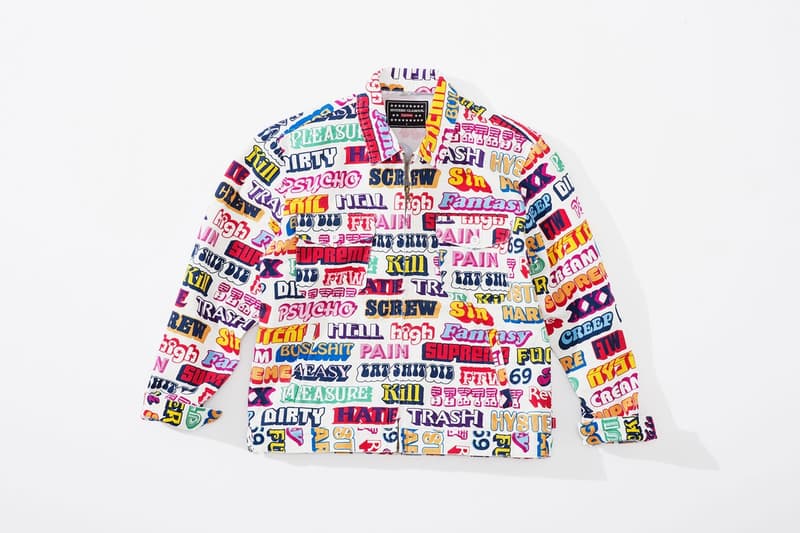Supreme x HYSTERIC GLAMOUR コラボコレクション アイテム一覧 互いにカルチャーへと深く精通する両者の世界観を色濃く反映したアパレル＆アクセサリーをまとめてチェック コート フーディ Tシャツ ワークシャツ キャップ ビーニー ニット帽 クッション 布団  ベルト