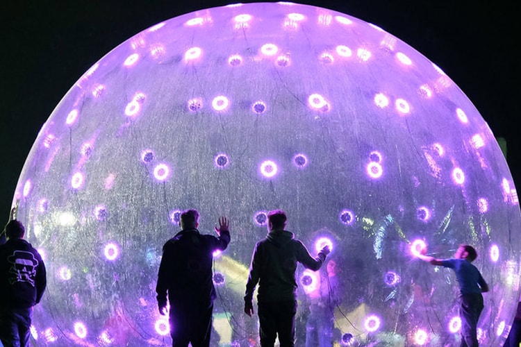 豪マルチメディアスタジオ ENESS が魅惑の Sonic Light Bubble を六本木アートナイトにて展示