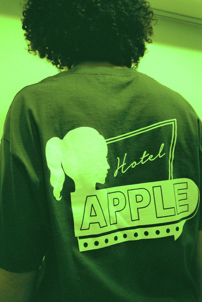 LOOPY HOTEL が APPLE BUTTER STORE のために制作した限定カプセルコレクション “LOOPY BUTTER”や“HOTEL APPLE”のグラフィックでエクスクルーシブ感を演出 福岡 今泉