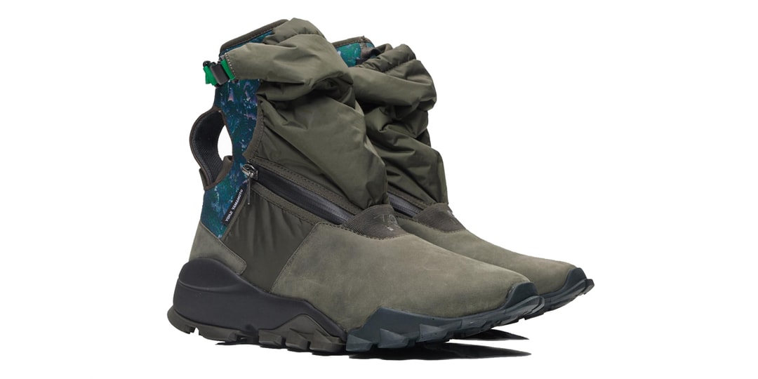 Y-3 の冬用トレイルシューズ Ryo High の新色ブラックオリーブが登場  