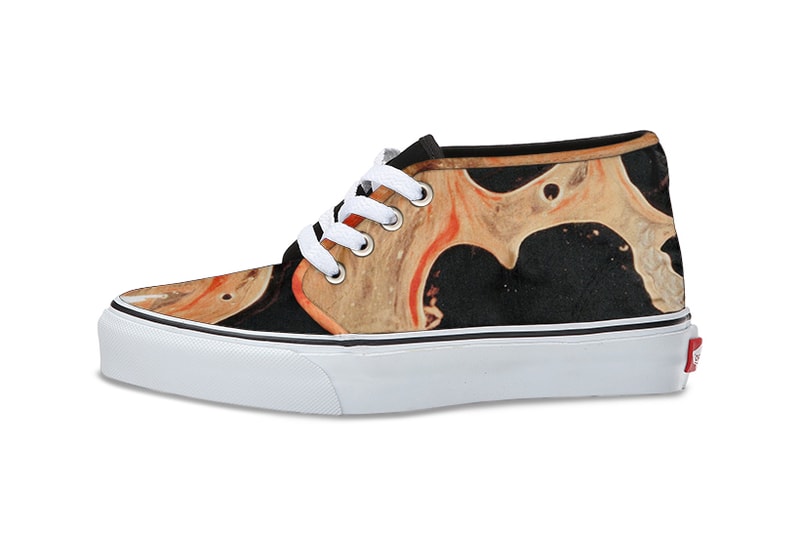 Supreme x Vans x アンドレス・セラーノの Old Skool & Chukka の存在が明らかに 牛の血に精液を混ぜた作品“Blood and Semen Ⅲ”をアッパーに落とし込んだ〈Supreme〉の新たなコラボスニーカーがリーク