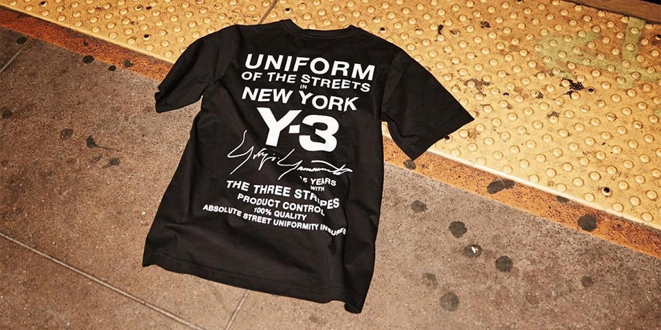 Y 3 がその15年に渡るパートナーシップを記念し数量限定tシャツをリリース Hypebeast Jp Y 3 がその15年に渡るパートナーシップを記念し数量限定tシャツをリリース Hypebeast Jp