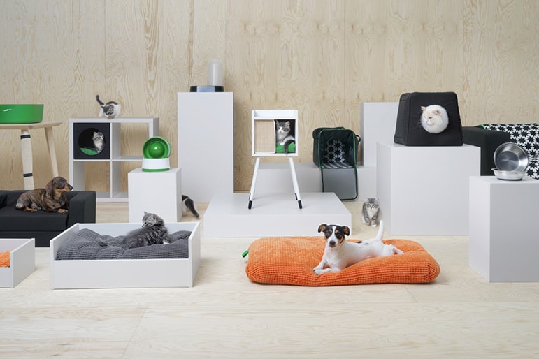 IKEA から待望の愛犬/愛猫用のペット用コレクションが初登場 イケア 犬 猫 ペット dogs cats pets furniture 家具 アクセサリー ペット用 犬用 猫用 爪とぎマット 小屋