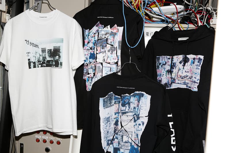故 Dash Snow をフィーチャーした写真家デイヴ・シューベルトの作品と F-LAGSTUF-F のコラボコレクション