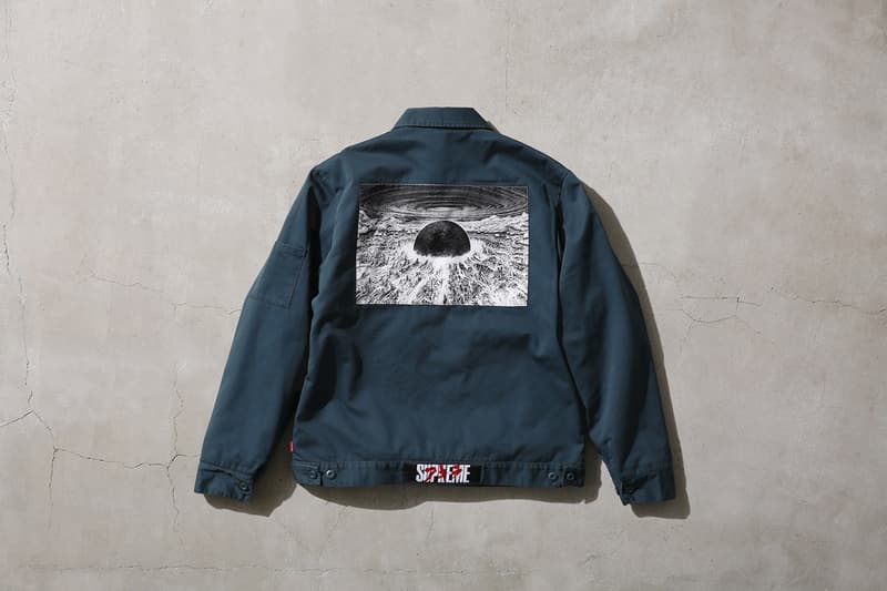 Supreme x 『AKIRA』 2017年秋コレクション アイテム一覧 SNSを騒然とさせた最新コラボレーションの全ラインアップを先行公開 モッズコート ワークジャケット ツナギ フーディ ジップアップパーカ ロングスリーブ Tシャツ サッカーシャツ キャップ スケートボード ディッシュプレート トレイ