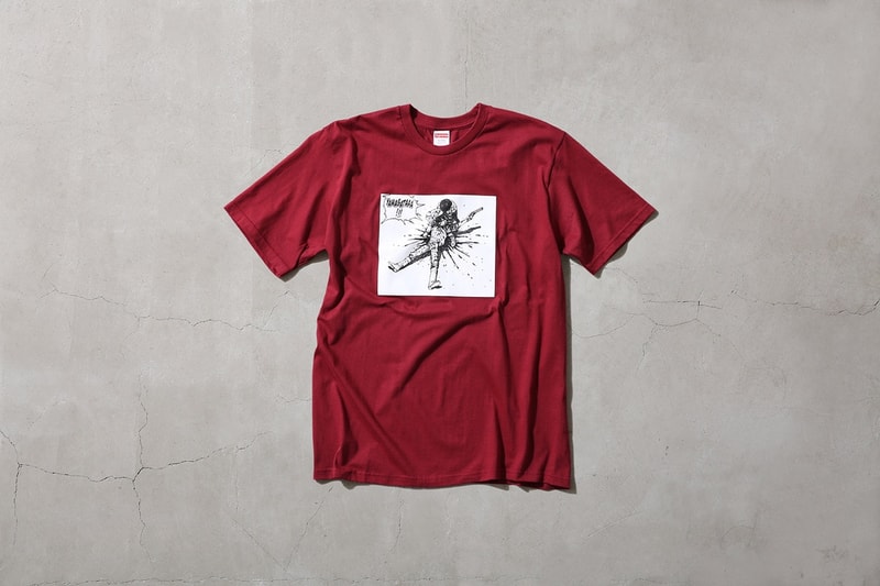 Supreme x 『AKIRA』 2017年秋コレクション アイテム一覧 SNSを騒然とさせた最新コラボレーションの全ラインアップを先行公開  モッズコート ワークジャケット ツナギ フーディ ジップアップパーカ ロングスリーブ Tシャツ サッカーシャツ キャップ スケートボード ディッシュプレート トレイ