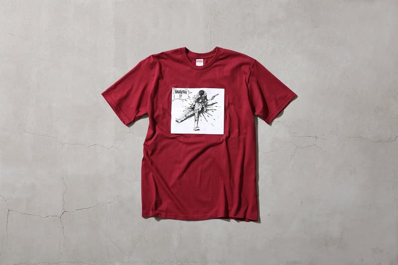 Supreme x 『AKIRA』 2017年秋コレクション アイテム一覧 SNSを騒然とさせた最新コラボレーションの全ラインアップを先行公開 モッズコート ワークジャケット ツナギ フーディ ジップアップパーカ ロングスリーブ Tシャツ サッカーシャツ キャップ スケートボード ディッシュプレート トレイ