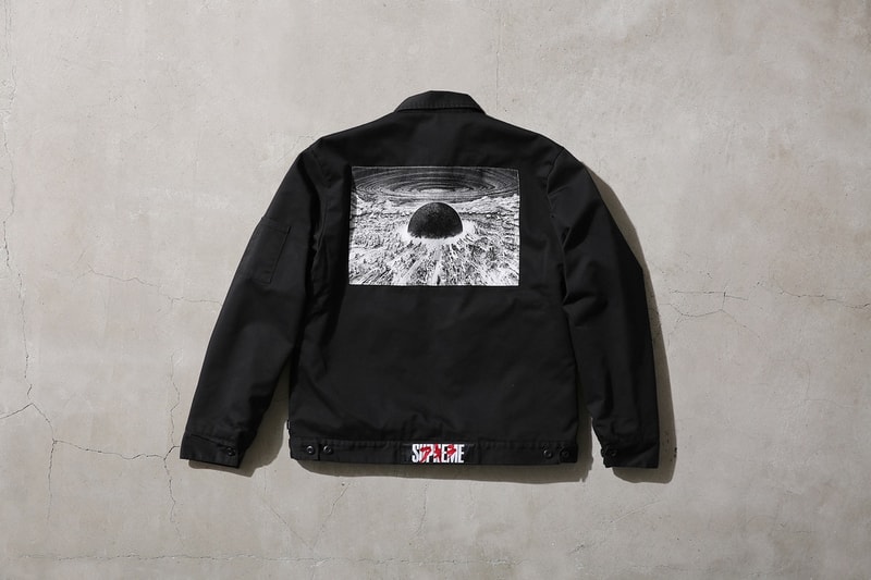 Supreme x 『AKIRA』 2017年秋コレクション アイテム一覧 SNSを騒然とさせた最新コラボレーションの全ラインアップを先行公開  モッズコート ワークジャケット ツナギ フーディ ジップアップパーカ ロングスリーブ Tシャツ サッカーシャツ キャップ スケートボード ディッシュプレート トレイ