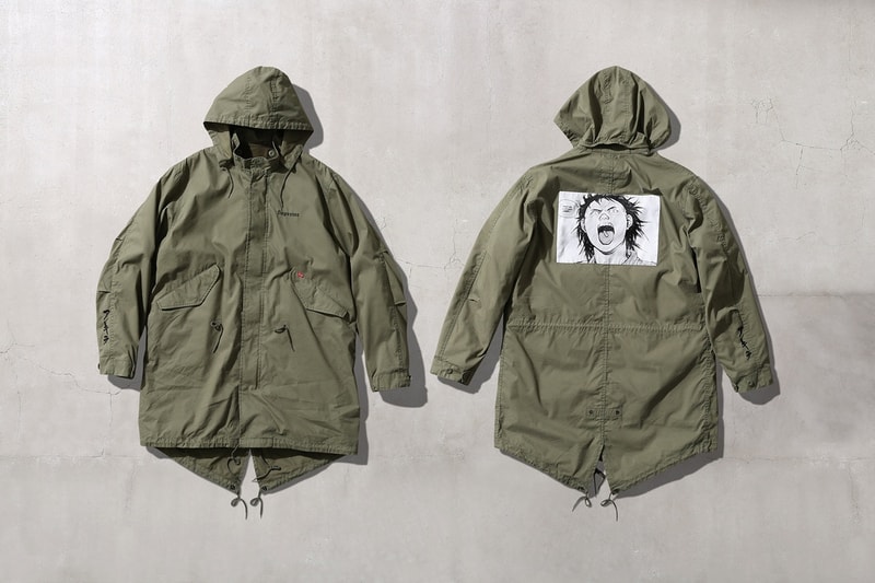 Supreme x 『AKIRA』 2017年秋コレクション アイテム一覧 SNSを騒然とさせた最新コラボレーションの全ラインアップを先行公開  モッズコート ワークジャケット ツナギ フーディ ジップアップパーカ ロングスリーブ Tシャツ サッカーシャツ キャップ スケートボード ディッシュプレート トレイ