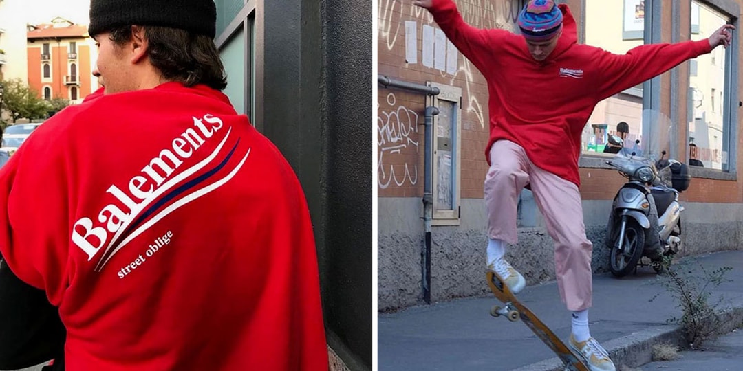 バレンシアガとヴェトモンを融合させた新たなパロディレーベル  