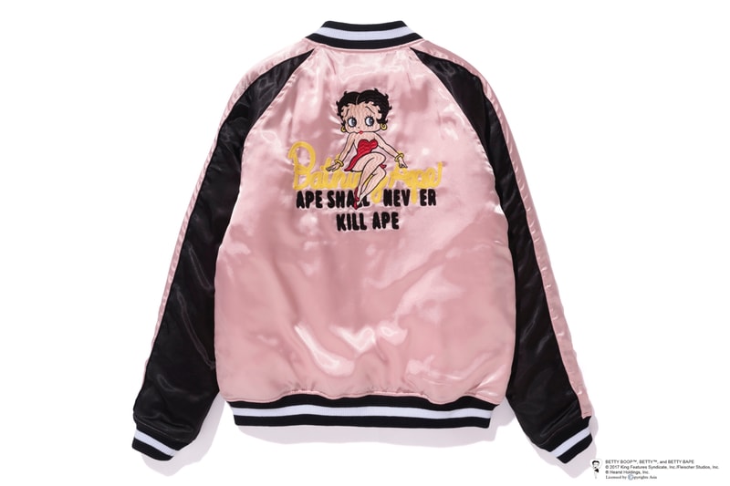A BATHING APE® がアメリカのセクシーアニメキャラクター BETTY BOOP™ とコラボレーション